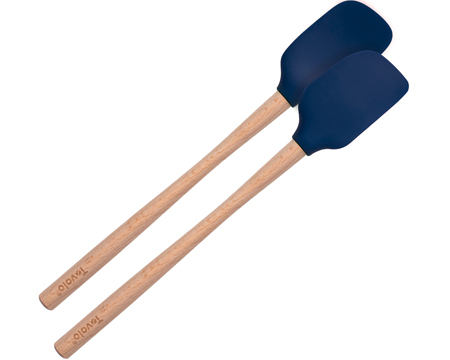 Tovolo® Mini Silicone Spatula & Spoonula Set - Indigo