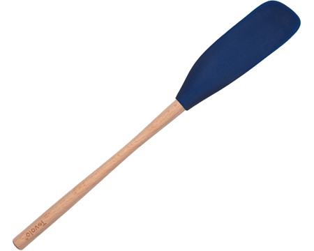 Tovolo® Flex-Core Wood Handled Jar Scraper - Indigo