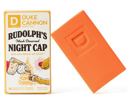 Duke Cannon® Big Ass Brick of Holiday Soap - Rudolph's Much-Deserved Night Cap