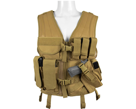 Fox Outdoors® Assault Cross Draw Vest - Coyote Brown