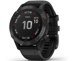 Garmin® Fenix®  Pro 47mm Standard Watch - Black with Black Band