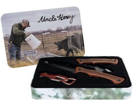 Uncle Henry® Limited Edition 2-piece Hunting Knife Gift Set with Bottle Opener Multi-Tool