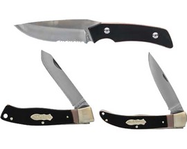 Uncle Henry® Limited Edition 3-piece Hunting Knife Gift Set with Sawcut Handles