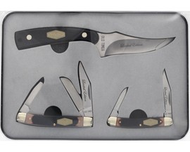 Old Timer® Limited Edition 3-piece Sharpfinger Knife Gift Set with Sawcut Handles