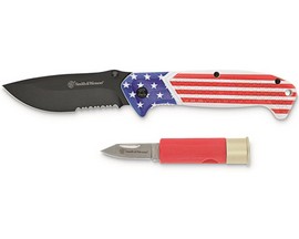 Smith & Wesson® 2-piece America's Heroes Folding Pocket Knife Gift Set