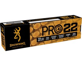 Browning® Pro 22™ 22LR Target Crimp Round Nose Ammunition