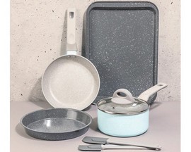 Brooklyn Steel Co. 6-piece Celeste Nonstick Cookware & Bakeware Set - Teal