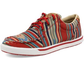 Twisted X® Women's Hooey® Loper Casual Shoe - Red Southwestern Multi