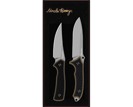 Uncle Henry® 2-piece Fixed Blade Hunting Knife Set with Sawcut Handles