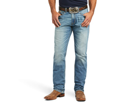 Ariat® Men's M4 Relaxed Stretch Abel Stackable Straight Leg Jeans in Orleans
