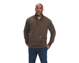 Ariat® Men's Rebar Overtime Fleece Sweater in Wren
