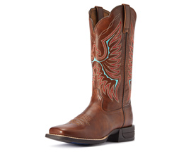Ariat® Women's Rockdale Western Boots in Naturally Distressed brown