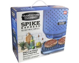 As Seen On TV® GraniteStone Diamond Spike Express Electric Grill