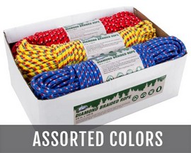 Northwest Trail® 3/8 in. x 100 ft. Diamond Braid Rope - Assorted Colors