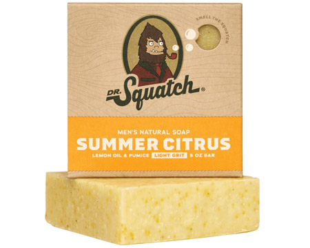 Dr. Squatch® Men's Natural Soap Bar - Summer Citrus