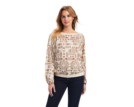Ariat® Women's Long Sleeve Grand View Shirt in French Oak