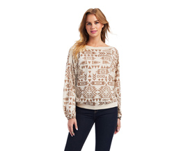Ariat® Women's Long Sleeve Grand View Shirt in French Oak