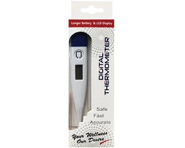 Deluxe Import® Digital Oral Thermometer with LED Display