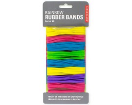 Kikkerland® Rainbow Rubberbands