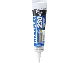 DAP® Dynaflex 230 5.5 oz. Acrylic Window, Door Siding & Trim Sealant - Clear