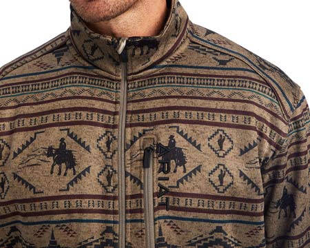 Ariat® Men's Caldwell Full Zip Jacket in Brindlewood Southwest