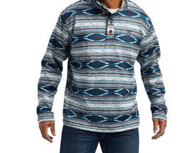 Ariat® Men's Wesley Sweater in Medium Grey Serape