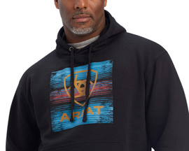 Ariat® Men's Serape Block Sweatshirt in Black