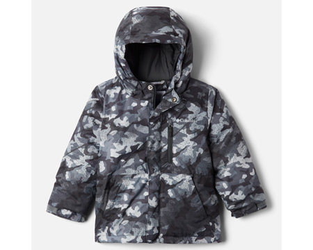 Columbia® Boys' Lightning Lift Jacket in Shark/Brushed Camo Print