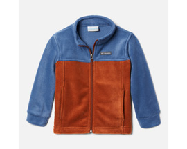 Columbia® Boys'  Steens Mountain II Fleece Jacket in Dark Adobe/Night Tide