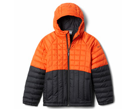 Columbia® Boys' Humphrey Hills Puffer Jacket in Tangy Orange/Shark