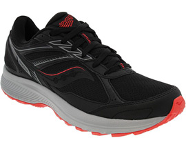 Saucony® Men's Cohesion 14 TR Wide Running Shoe - Black Tomato/Noir