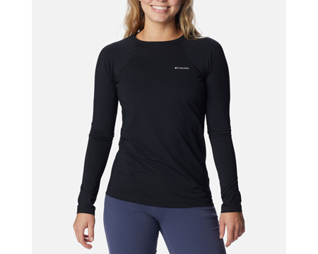 Columbia® Women's Omni-Heat Midweight Baselayer Long Sleeve Shirt - Black