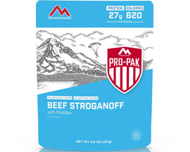 Mountain House® Pro Pak Beef Stroganoff with Noodles Freeze Dried Meal - 2 Servings