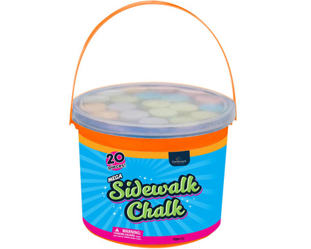 Continuum® 20-piece Mega Sidewalk Chalk Bucket