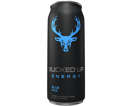 Bucked Up® 16 oz. Energy Drink - Blue Raz