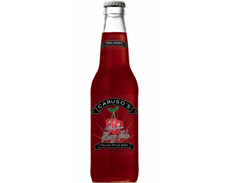 Caruso's® 12 oz. Italian Style Soda - Maraschino Cherry Cola