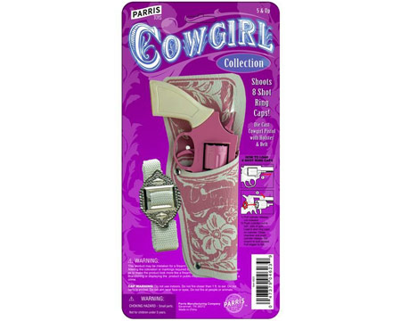 Parris Toys® Cowgirls 8-shot Cap Gun Set - Pink and White