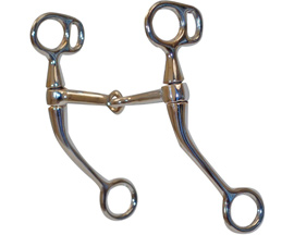 MetaLab® 5 in. Chrome Plated Colt Training Snaffle Bit - Short Shank