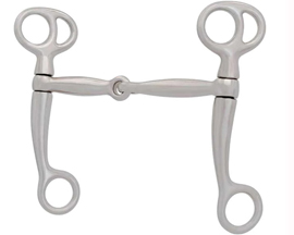 MetaLab® 5 in. Nickel Plated Tom Thumb Snaffle Bit - Short Shank