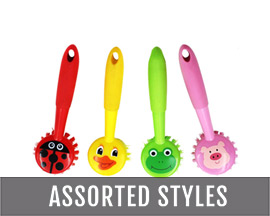 Diamond Visions® Long Animal Scrub Brush - Assorted Colors