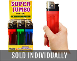 Techno Torch® Super Jumbo Lighter - Assorted Colors