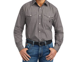 Ariat® Men's Winston Classic Fit Shirt in Eiffel Tower