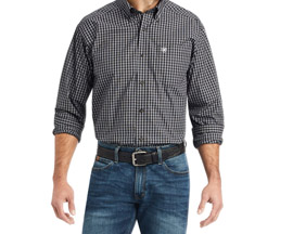 Ariat® Men's Pro Series Kyrie Classic Fit Shirt in Black