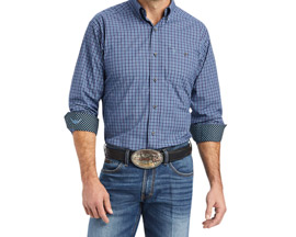 Ariat® Men's Relentless Reverence Stretch Classic Fit Shirt in Midnight Sail