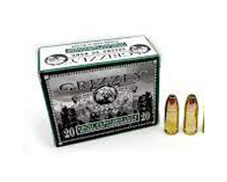 Grizzly® 9mm High Performance Jacketed HP 124-grain Defense Ammo - 20 rounds