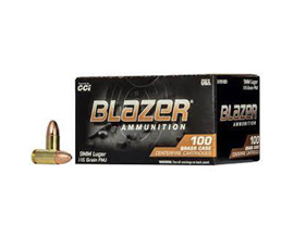 Blazer Brass® 9mm Luger FMJ Centerfire Ammunition 100CT