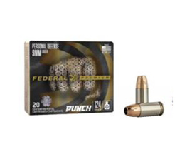 Federal® 9mm Luger Personal Defense Hydra-Shok Jacketed HP 124-grain Defense Ammo - 20 rounds