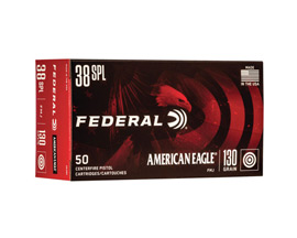 Federal® 38 Special American Eagle FMJ 130-grain Target Ammo - 50 rounds