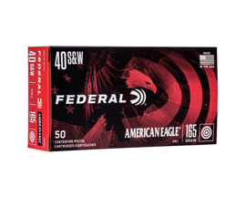 Federal® 40 S&W American Eagle FMJ 165-grain Target Ammo - 50 rounds