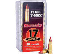 Hornady® 17 Mach 2 Varmint Express V-Max 17-grain Hunting Ammo - 50 rounds